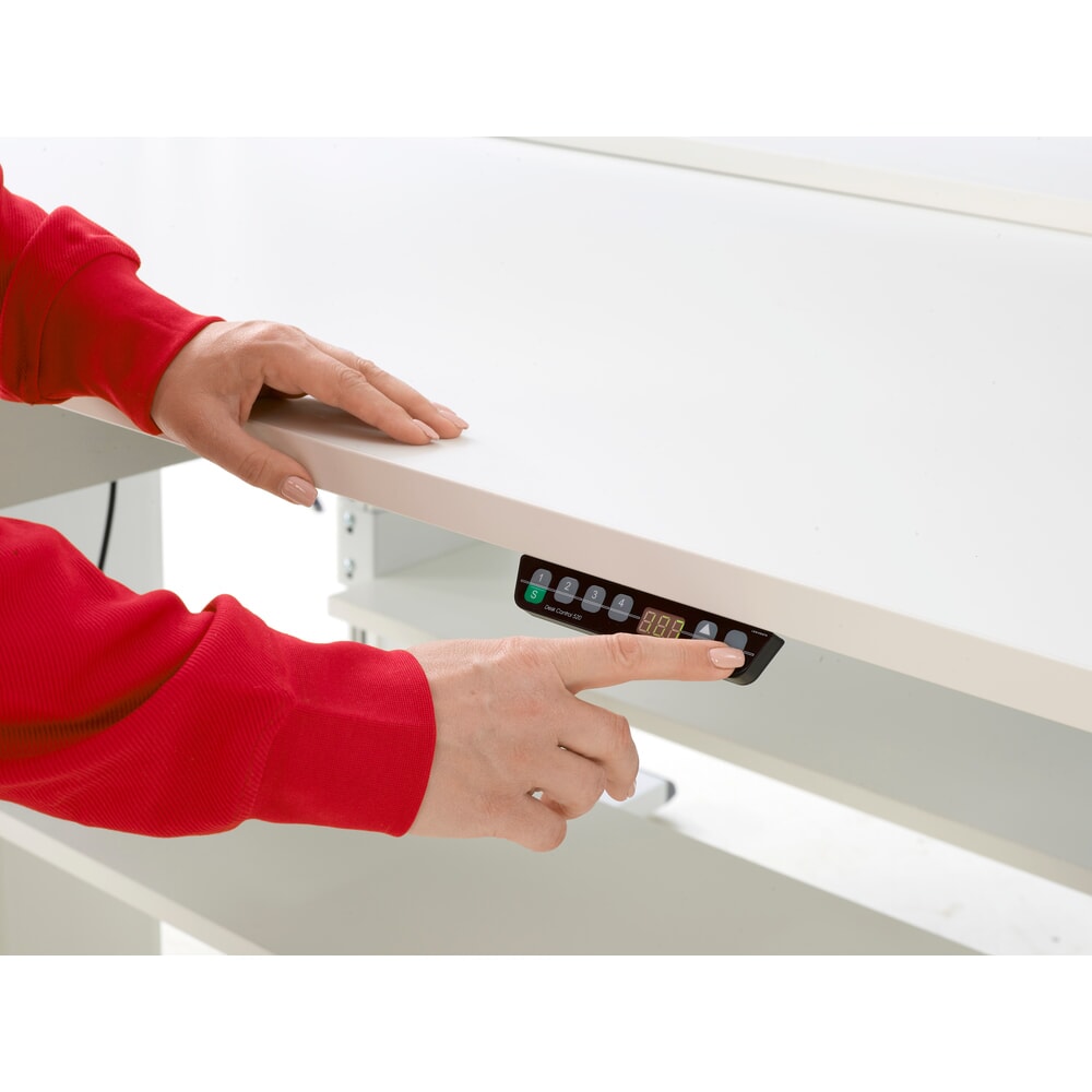 Productafbeelding nr. 5: Werktafel TRESTON WB, ESD, elektrisch in hoogte verstelbaar, bxd 1.500 x 800 mm, met kabelgoot