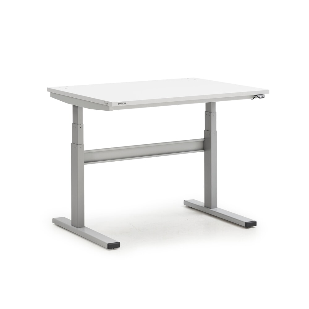 Produktabbildung: TRESTON TED-Arbeitstisch, elektrisch höhenverstellbar, HxBxT 630-1.270 x 1.100 x 800 mm