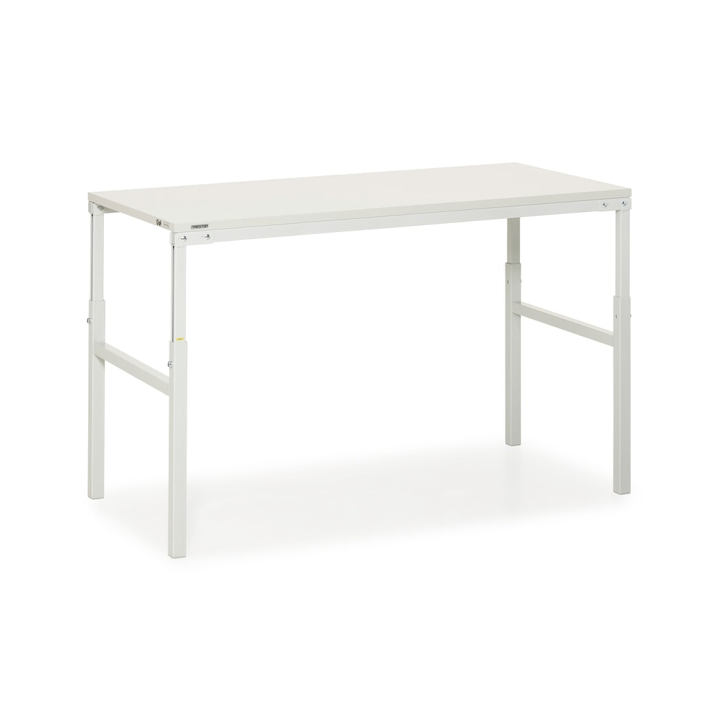 Produktabbildung: TRESTON TP-Arbeitstisch, ESD, manuell höhenverstellbar, BxT 1.500 x 900 mm