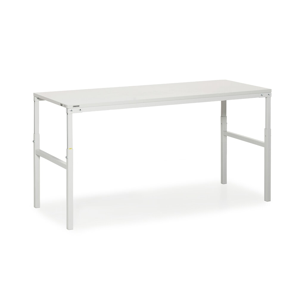 Produktabbildung: TRESTON TP-Arbeitstisch, ESD, manuell höhenverstellbar, BxT 1.800 x 700 mm