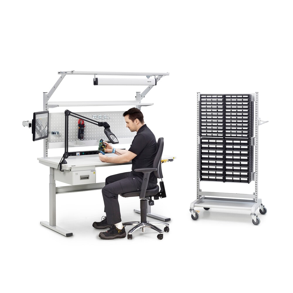 Produktabbildung Nr. 4: TRESTON TED-Arbeitstisch, elektrisch höhenverstellbar, HxBxT 630-1.270 x 1.500 x 800 mm