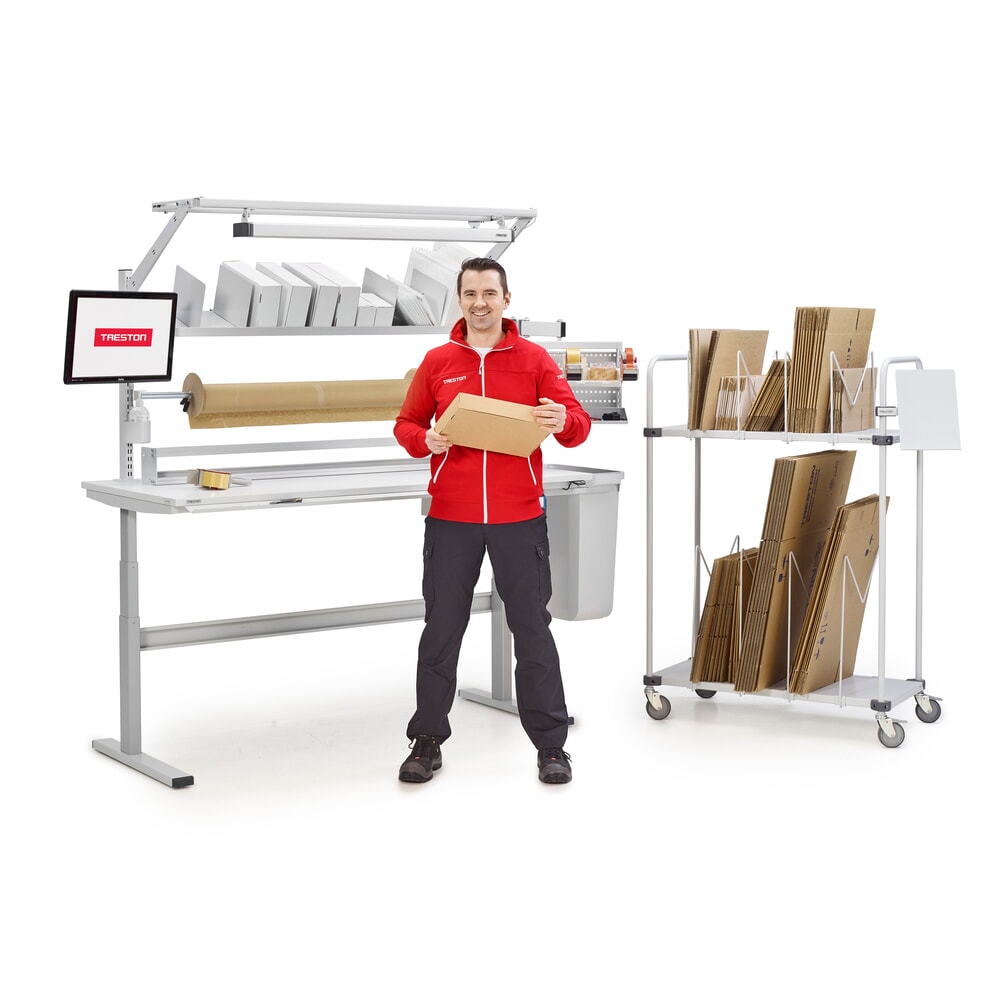 Produktabbildung Nr. 5: TRESTON TED-Arbeitstisch, elektrisch höhenverstellbar, HxBxT 630-1.270 x 1.500 x 800 mm