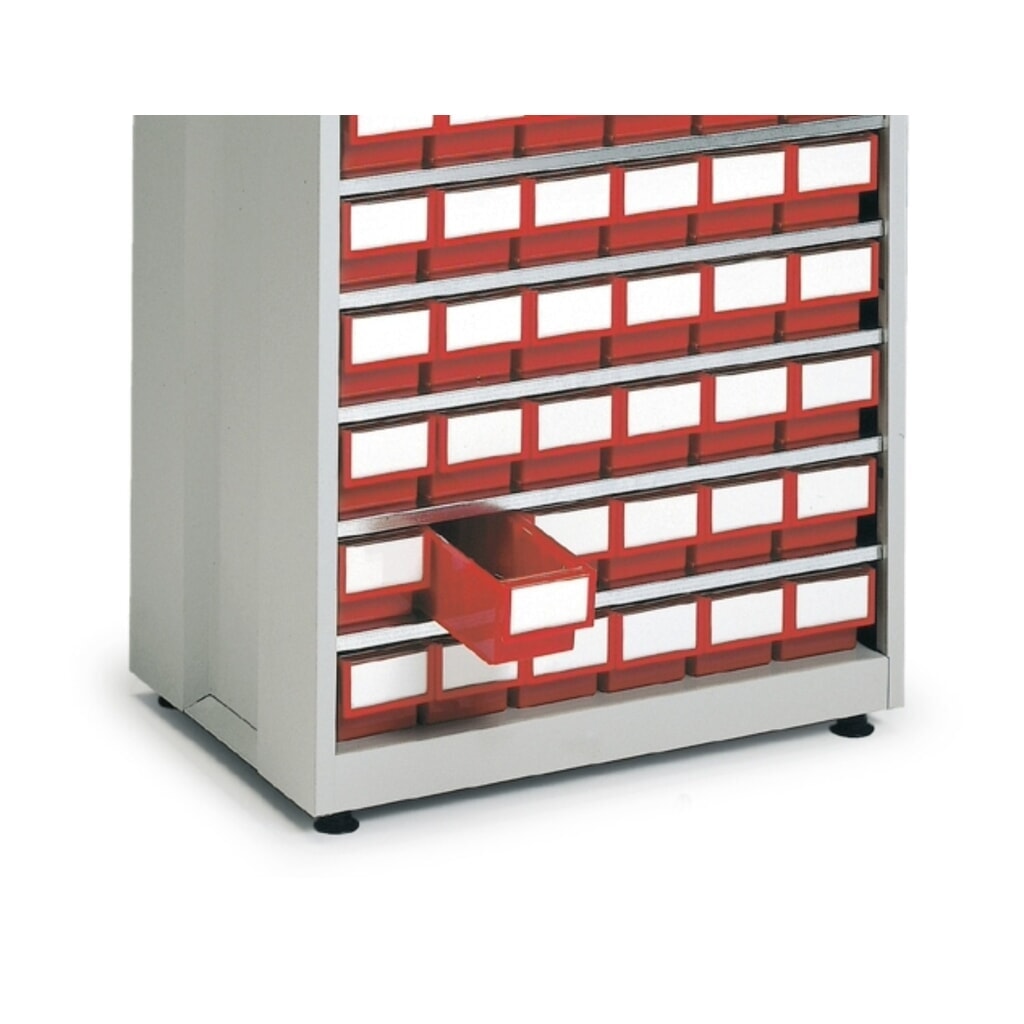 TRESTON Schubladenmagazin, 48 Schubladen, rot Produktabbildung Nr. 4: TRESTON Schubladenmagazin, 48 Schubladen, rot
