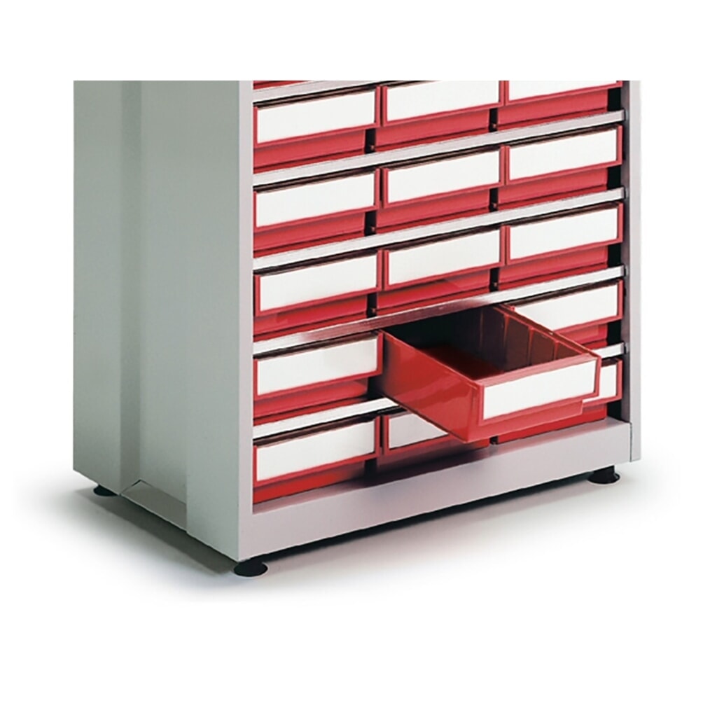 TRESTON Schubladenmagazin, 24 Schubladen, rot Produktabbildung Nr. 4: TRESTON Schubladenmagazin, 24 Schubladen, rot