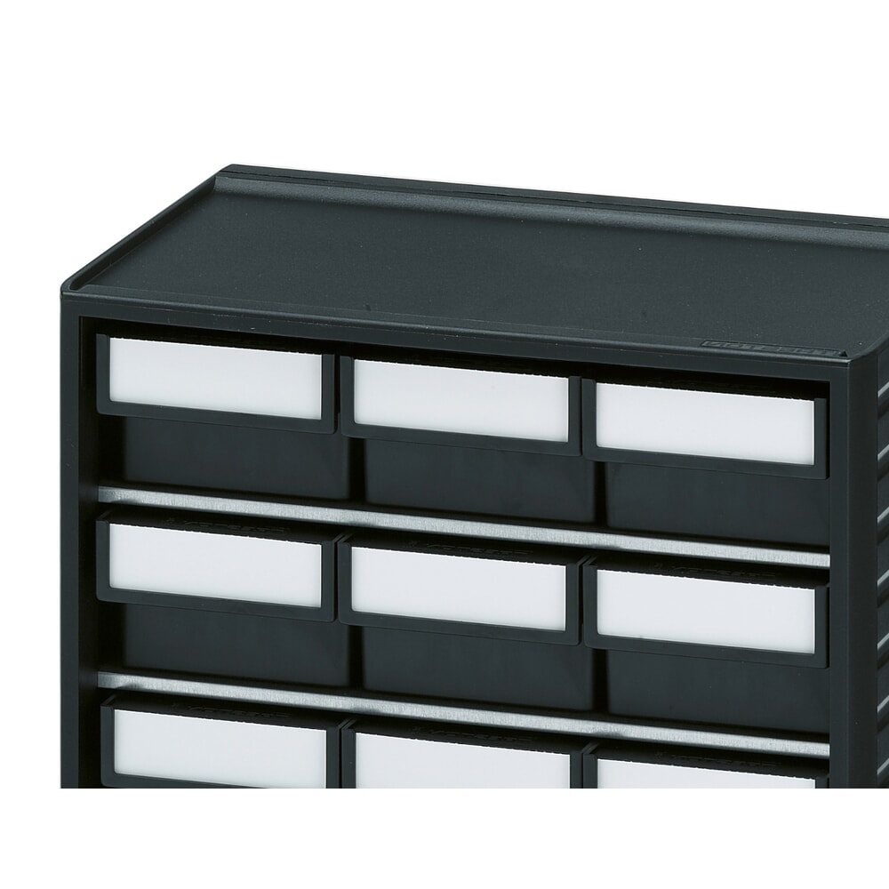N° de l'image du produit 4 : Système de rangement pour petites pièces TRESTON, ESD, 12 tiroirs, dimensions du cadre HxlxP 290 x 310 x 180 mm