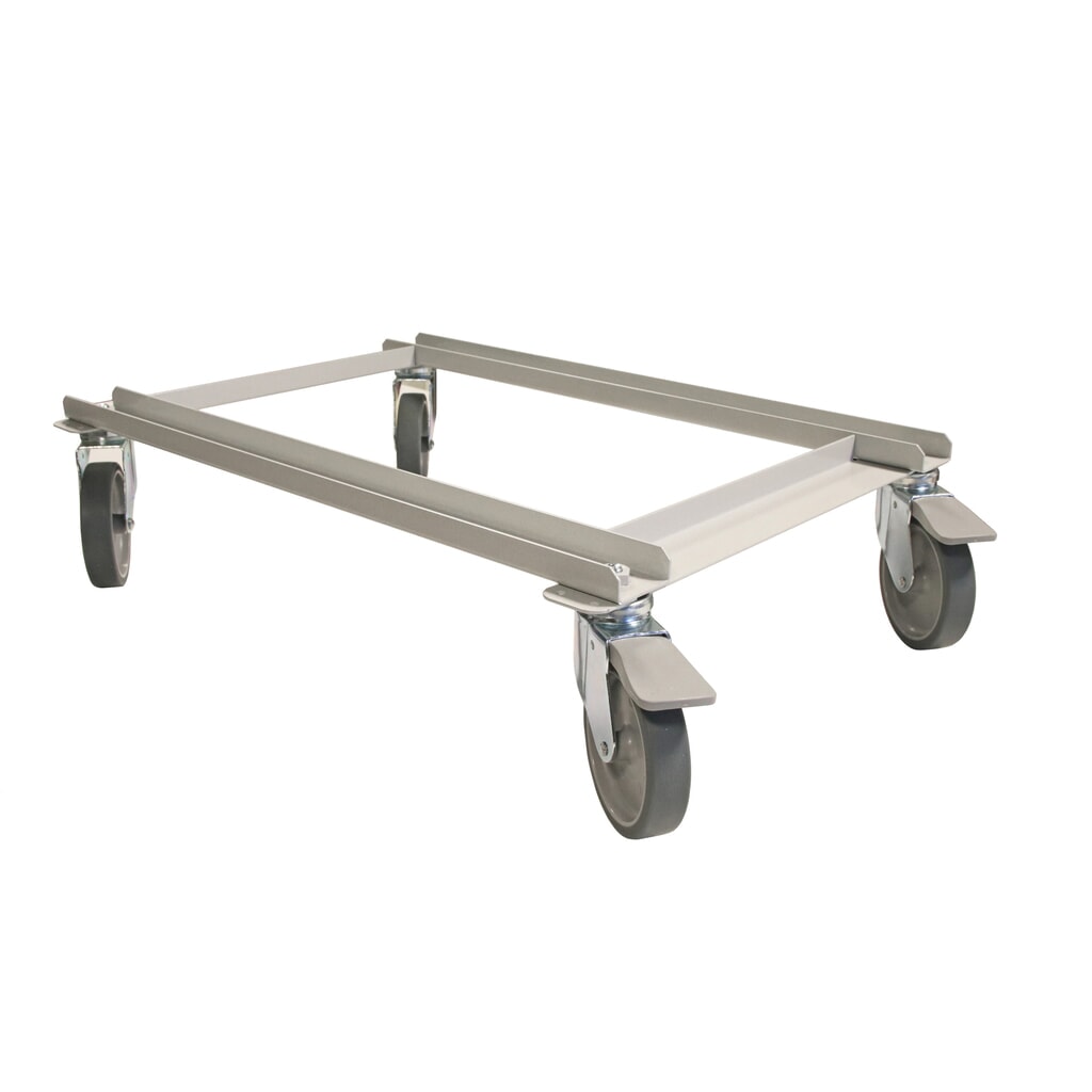 Rollen-Set für TRESTON Schubladenmagazine 870 x 605 x 410 mm, 4 Lenkrollen, 2 inkl. Feststeller Produktabbildung: Rollen-Set für TRESTON Schubladenmagazine 870 x 605 x 410 mm, 4 Lenkrollen, 2 inkl. Feststeller