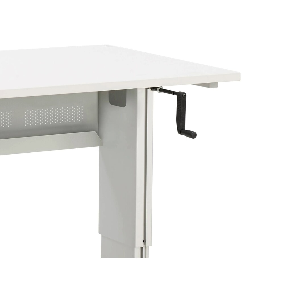 TRESTON Arbeitstisch, Typ WB, höhenverstellbar, Kurbel , BxT 1.073 x 800 mm Produktabbildung Nr. 5: TRESTON Arbeitstisch, Typ WB, höhenverstellbar, Kurbel , BxT 1.073 x 800 mm