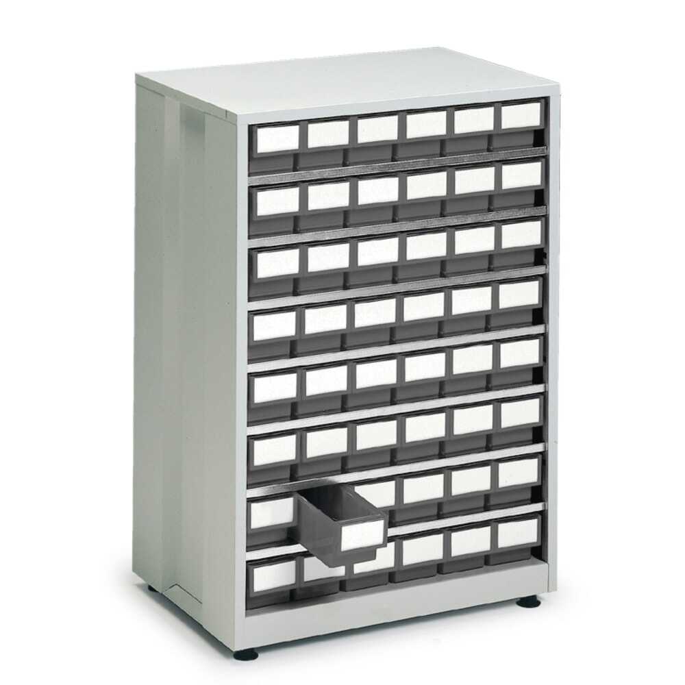 Immagine del prodotto: Cassettiera, 48 cassetti, grigio