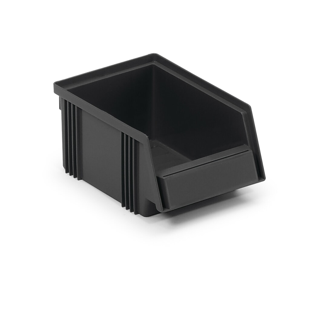 TRESTON Sichtlagerkasten, ESD, HxBxT 75 x 105 x 165 mm Produktabbildung: TRESTON Sichtlagerkasten, ESD, HxBxT 75 x 105 x 165 mm