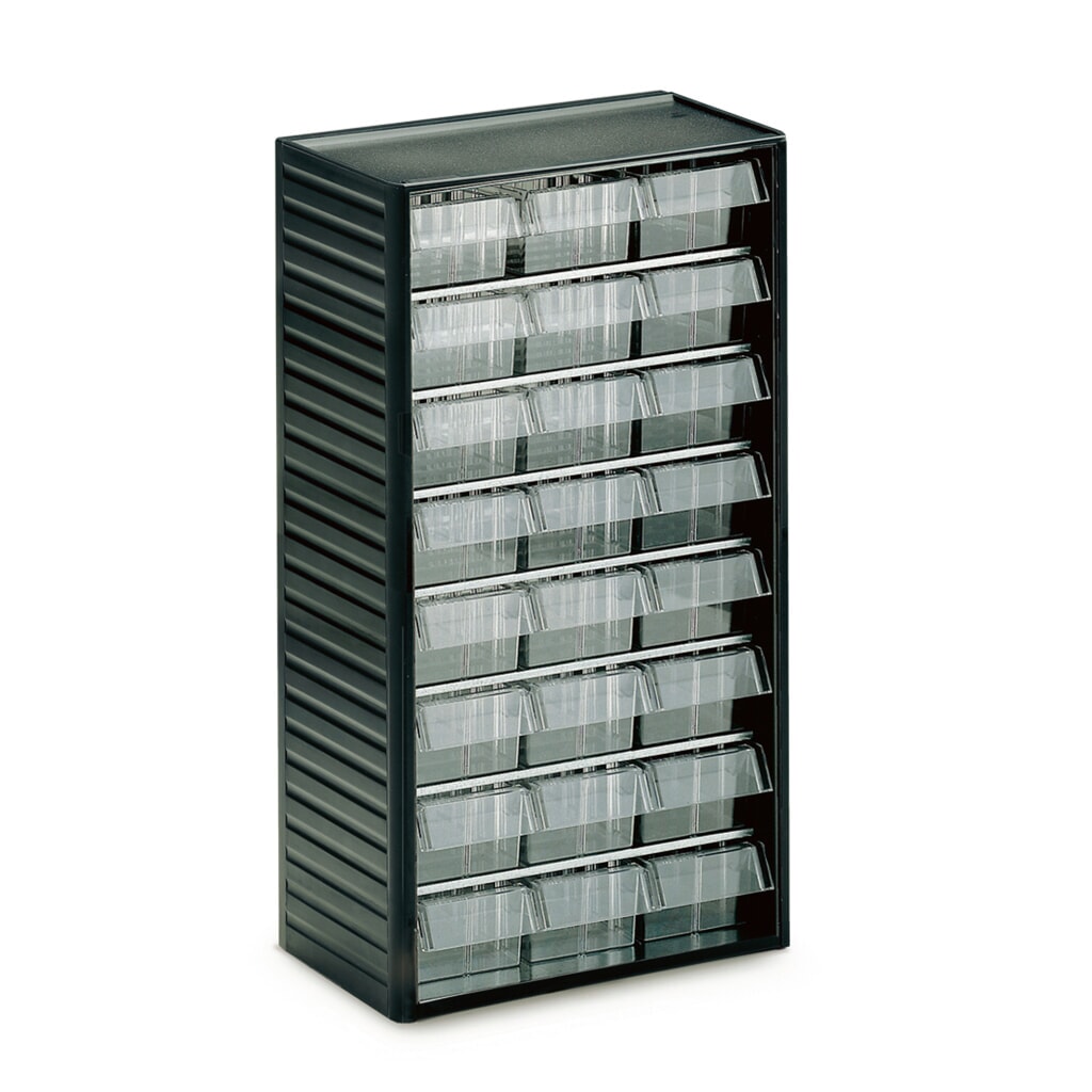 Produktabbildung Nr. 1: TRESTON Kleinteilemagazin Premium, Höhe 550 mm, 24 Schubladen Breite 92 mm