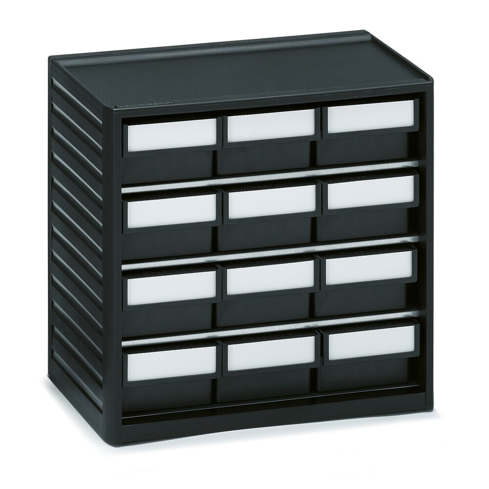 Product afbeelding: Onderdelenkast TRESTON, ESD, 12 lades, framematen hxbxd 290 x 310 x 180 mm