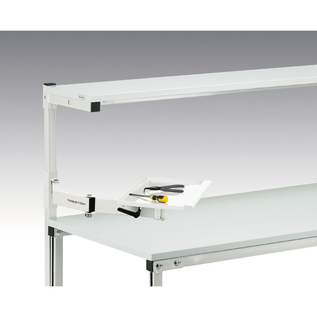 Schwenkarm für TRESTON Arbeitsplatzsystem, BxT 460 x 210 mm Produktabbildung Nr. 3: Schwenkarm für TRESTON Arbeitsplatzsystem, BxT 460 x 210 mm