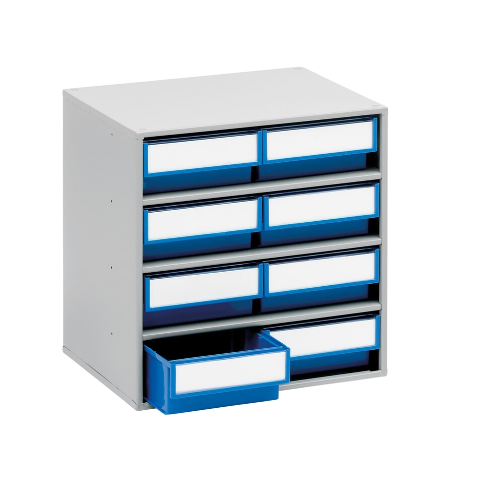 Immagine del prodotto: Cassettiera, 8 cassetti, profondità 300 mm, blu