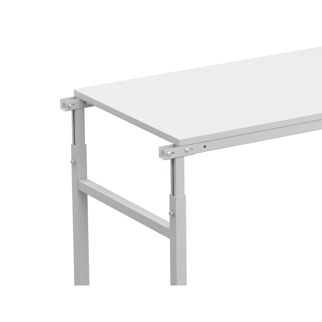 Anbautisch für TRESTON Arbeitsplatzsystem, höhenverstellbar, TK 150 kg, BxT 1.800 x 700 mm Produktabbildung Nr. 6: Anbautisch für TRESTON Arbeitsplatzsystem, höhenverstellbar, TK 150 kg, BxT 1.800 x 700 mm