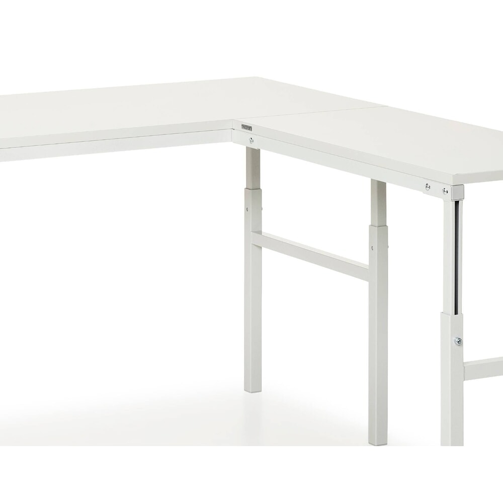Productafbeelding nr. 3: Hoekaanbouwtafel voor werkpleksysteem, in hoogte verstelbaar, cap. 150 kg, b x d 1.200 x 700 mm