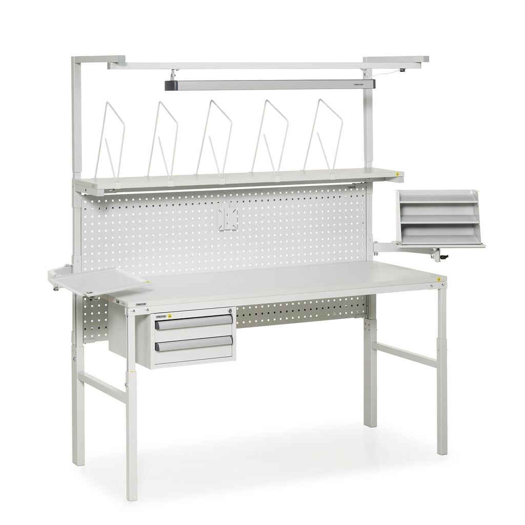Schwenkarm für TRESTON Arbeitsplatzsystem, BxT 460 x 210 mm Produktabbildung Nr. 5: Schwenkarm für TRESTON Arbeitsplatzsystem, BxT 460 x 210 mm