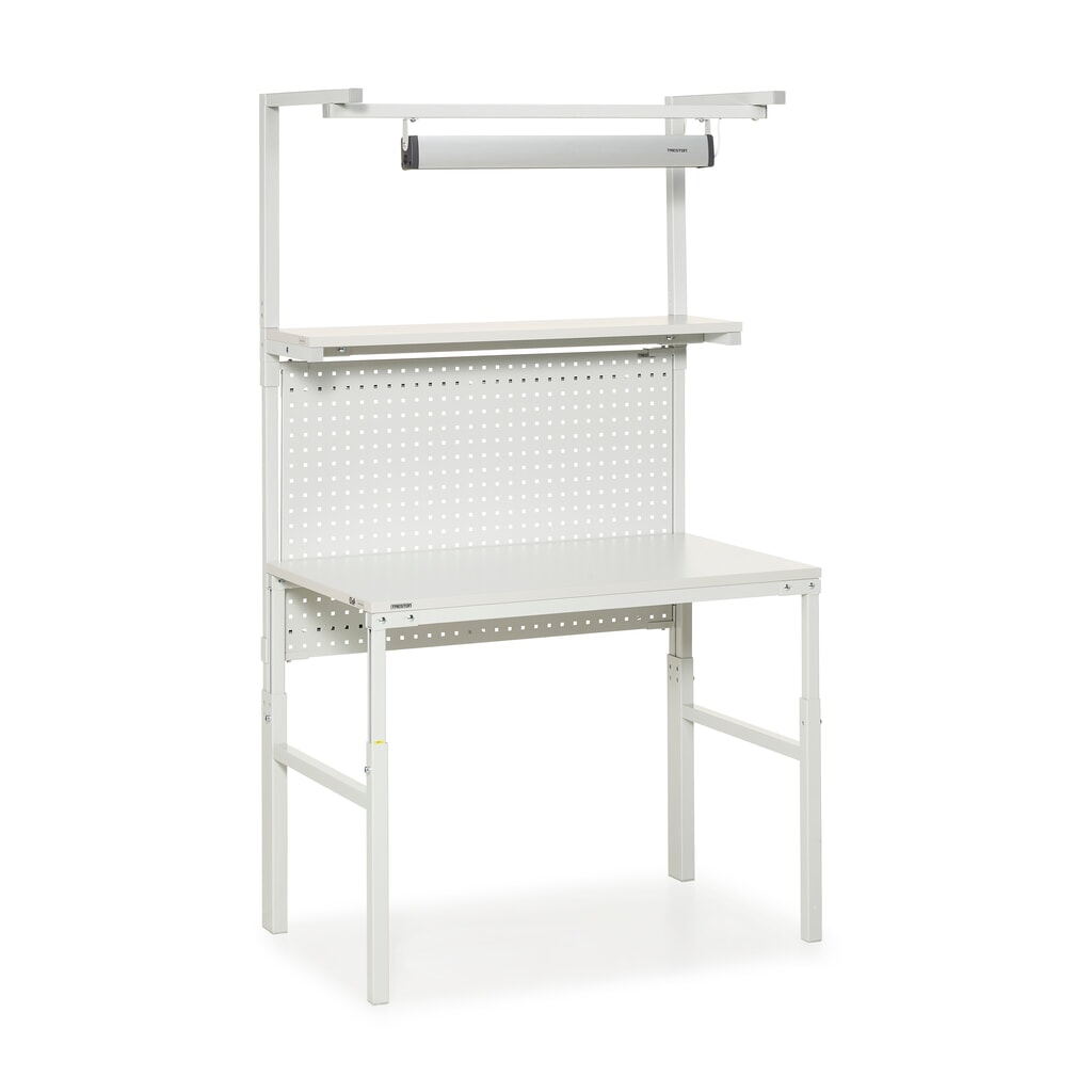 Lochplatte für TRESTON ergonomische Arbeitsplatzsysteme, für Breite 1.200 mm Produktabbildung Nr. 5: Lochplatte für TRESTON ergonomische Arbeitsplatzsysteme, für Breite 1.200 mm