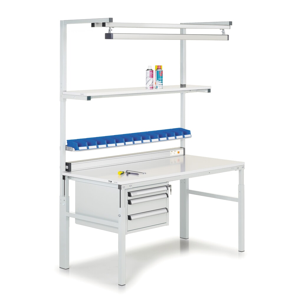 Produktabbildung Nr. 4: Zusatzaufbau für TRESTON Arbeitstische, Breite 1.200 mm