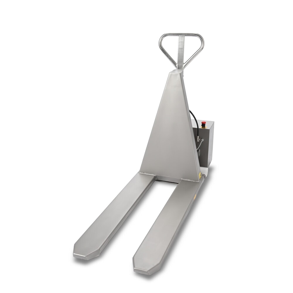 Produktabbildung Nr. 9: Edelstahl-Scherenhubwagen Ameise® PTM 1.0 Scissor INOX, Tragfähigkeit 1000 kg, elektrohydraulisch, Gabellänge 1200 mm, Nylon