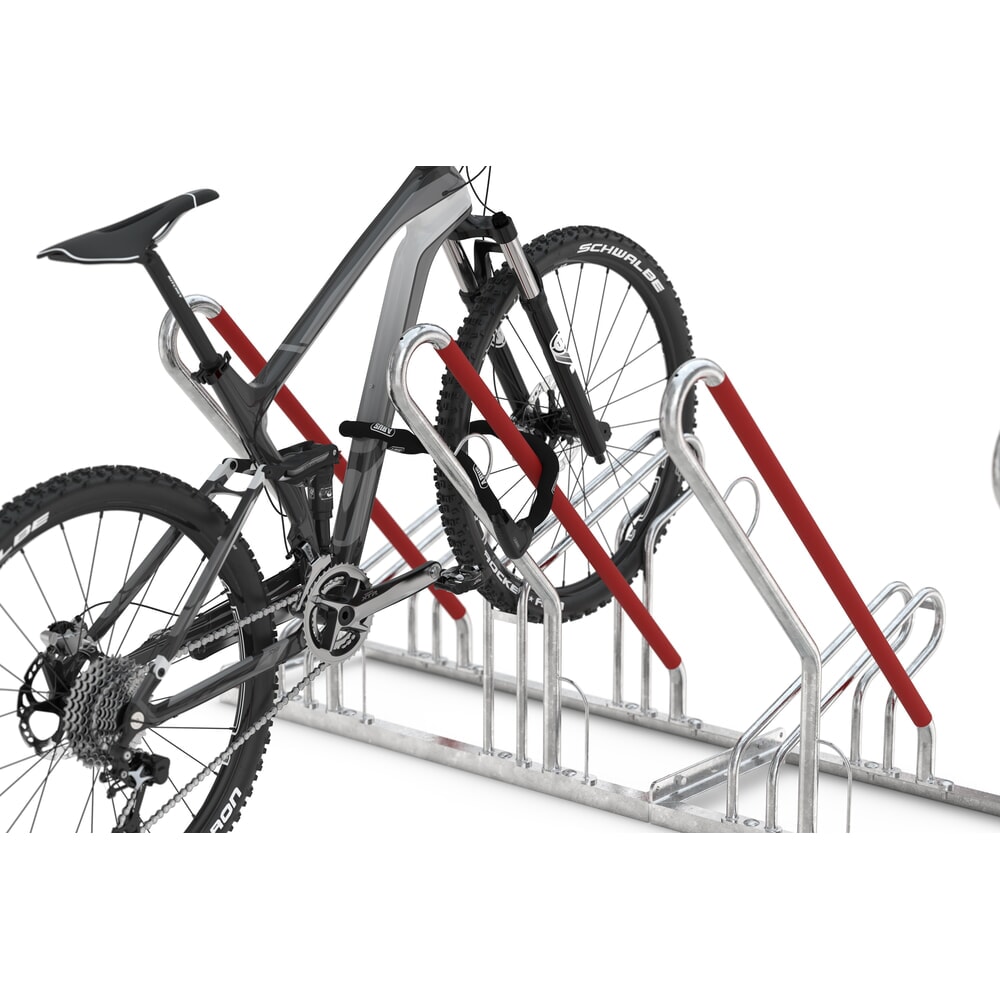Produktabbildung Nr. 7: wsm® Fahrradüberdachung Economy Köln, ESG-Verglasung, Fahrradparksystem 2502 XBF, Bausatz, für 4 Fahrräder, HxBxT 2440 mm x 3180 mm x 2165 mm