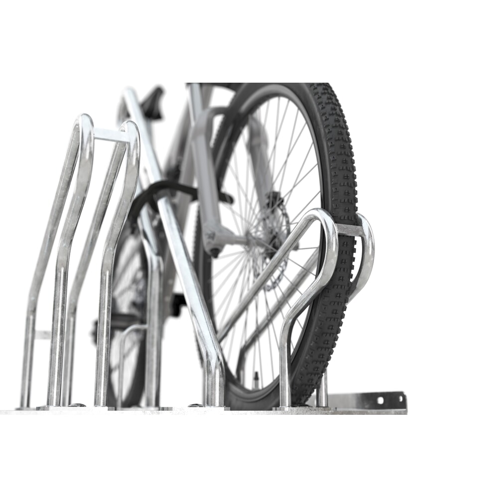 Produktabbildung Nr. 2: wsm® Fahrradüberdachung Leipzig, Flachdach mit Attika, für 8 Fahrräder