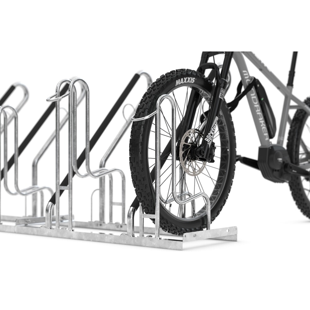Produktabbildung Nr. 3: wsm® Fahrradüberdachung Professional Köln, ESG-Verglasung, integrierte Beleuchtung, Bausatz, für 6 Fahrräder, HxBxT 2440 mm x 3180 mm x 2165 mm
