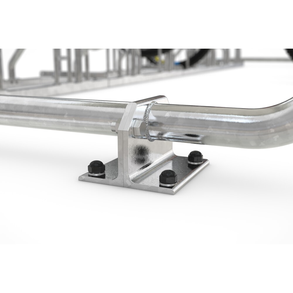 Produktabbildung Nr. 2: wsm® Fahrradüberdachung Siegen, Pultdach mit Trapezblech, für 8 Fahrräder