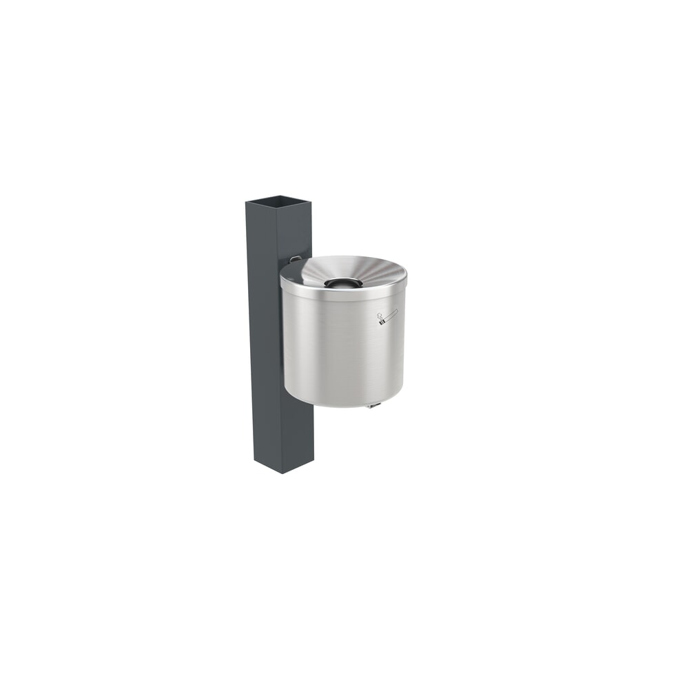 Produktabbildung Nr. 3: wsm® Raucherunterstand Economy Köln, ESG-Verglasung, Bausatz, HxBxT 2440 mm x 2165 mm x 2165 mm