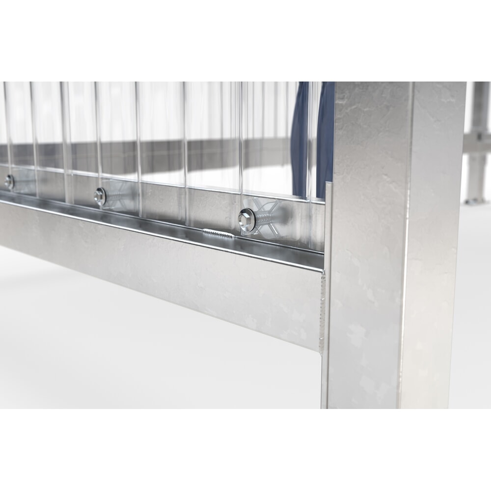 Produktabbildung Nr. 4: wsm® Raucherunterstand Jena Maxi, Well-PVC, Bausatz
