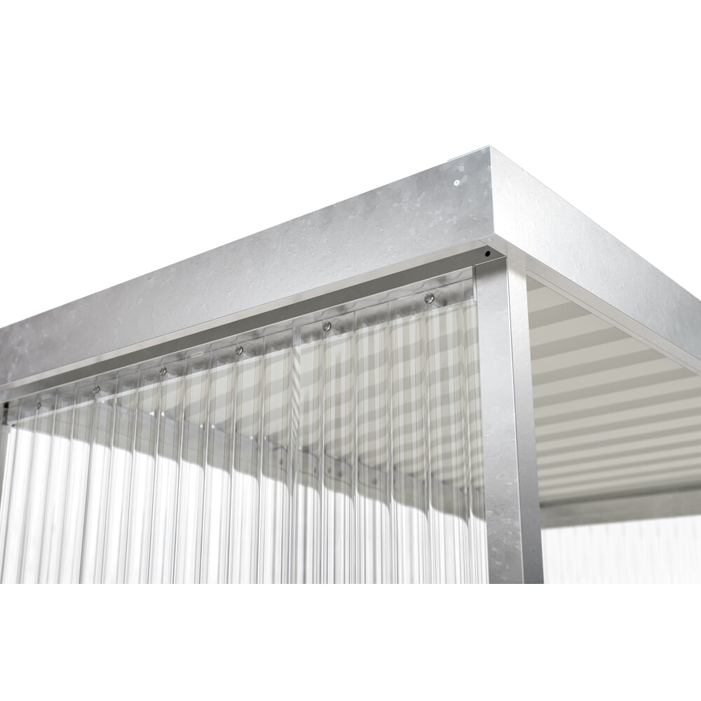 Produktabbildung Nr. 5: wsm® Raucherunterstand Jena Maxi, Well-PVC, Bausatz