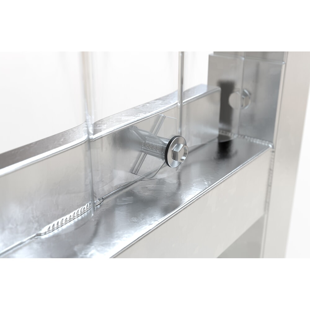 Produktabbildung Nr. 6: wsm® Raucherunterstand Jena Maxi, Well-PVC, Bausatz