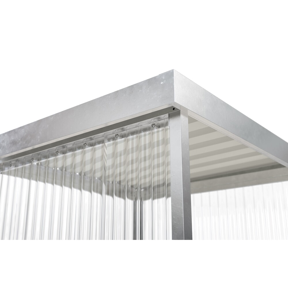 Produktabbildung Nr. 3: wsm® Raucherunterstand Jena, Well-PVC, Bausatz