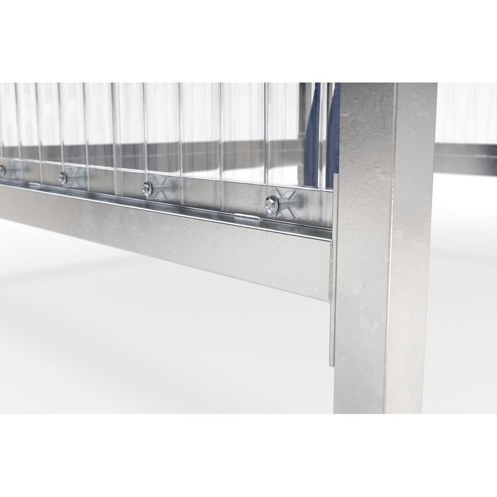 Produktabbildung Nr. 4: wsm® Raucherunterstand Jena, Well-PVC, Bausatz