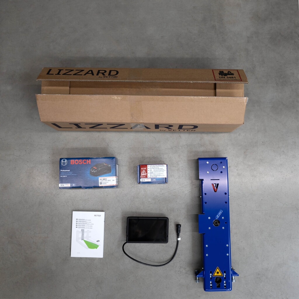 VETTER® LIZZARD Premium, Laser- und Kamera-Gabelführungssystem, ISO 2A Produktabbildung Nr. 2: VETTER® LIZZARD Premium, Laser- und Kamera-Gabelführungssystem, ISO 2A