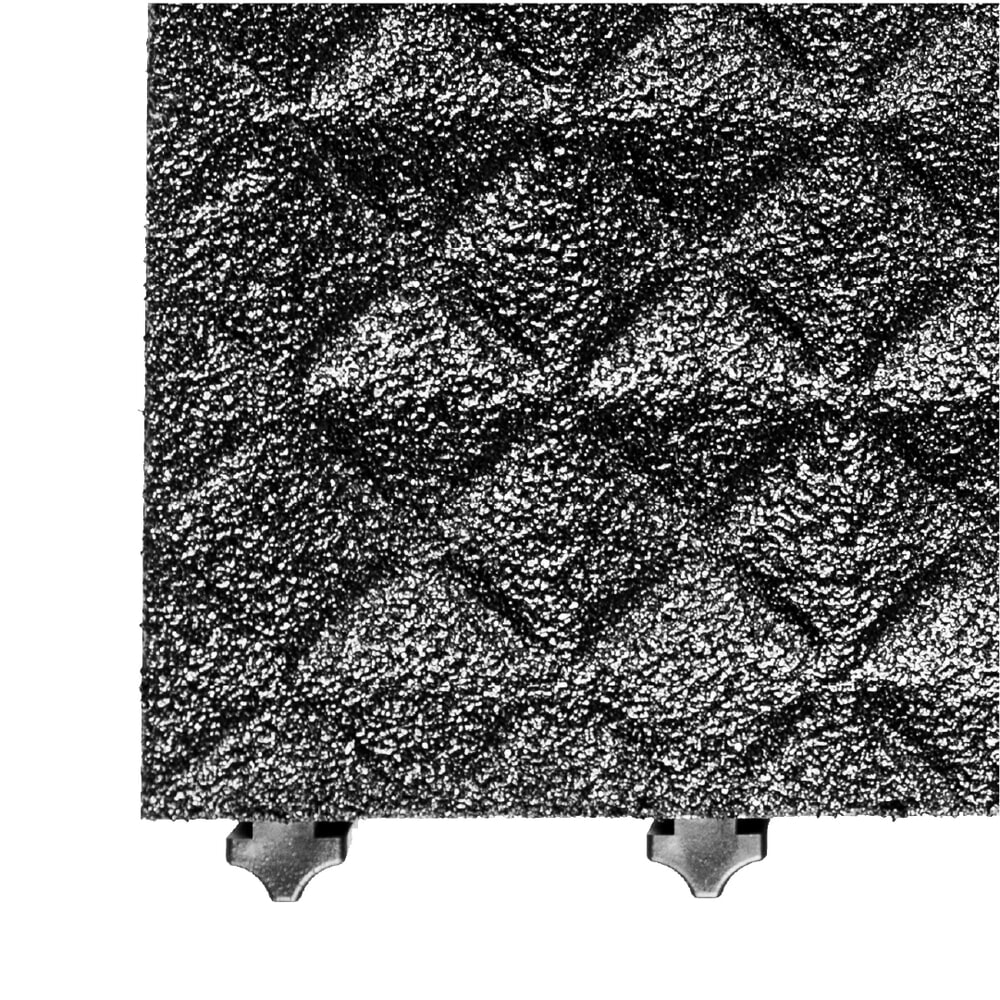 Produktabbildung Nr. 6: REBOURNE® Anti-Ermüdungsmatte H3, Antirutsch, Arbeitsplatz-Set mit 4 Randleisten, BxL 1120 mm x 1120 mm