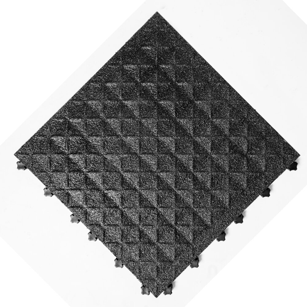 Produktabbildung Nr. 7: REBOURNE® Anti-Ermüdungsmatte H3, Antirutsch, Arbeitsplatz-Set mit 4 Randleisten, BxL 1120 mm x 1120 mm