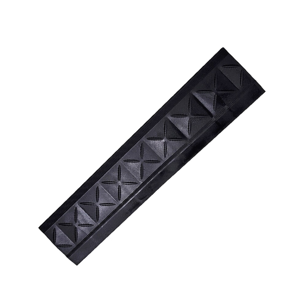 Produktabbildung: Sicherheits-Randleiste für REBOURNE® Anti-Ermüdungsmatte H-Serie, weiblich, schwarz, BxL 100 mm x 460 mm