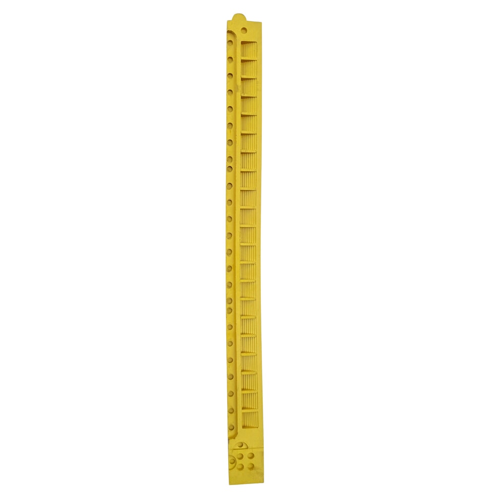 Produktabbildung: Sicherheits-Randleiste für REBOURNE® Anti-Ermüdungsmatte M-Serie, weiblich, gelb, BxL 50 mm x 910 mm