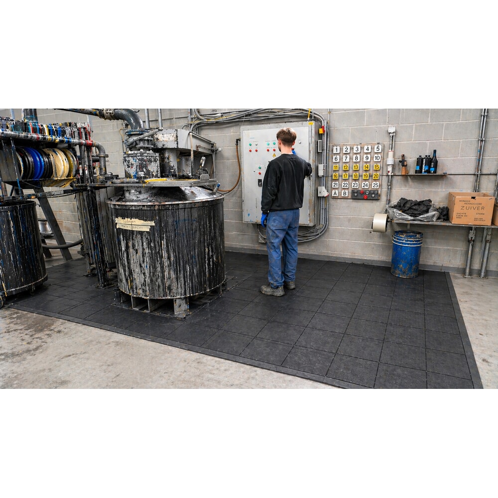 Produktabbildung Nr. 3: REBOURNE® Anti-Ermüdungsmatte M2, ESD-Ausführung, ölresistent, modulare Kachel, BxL 910 mm x 910 mm