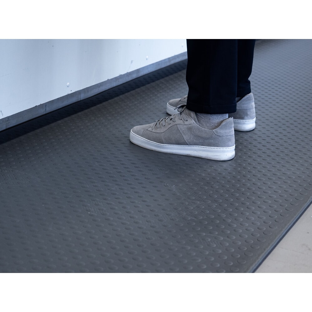 Produktabbildung Nr. 3: REBOURNE® Anti-Ermüdungsmatte W2, für Standzeit bis 8 Stunden, Noppen, grau, BxL 600 mm x 910 mm