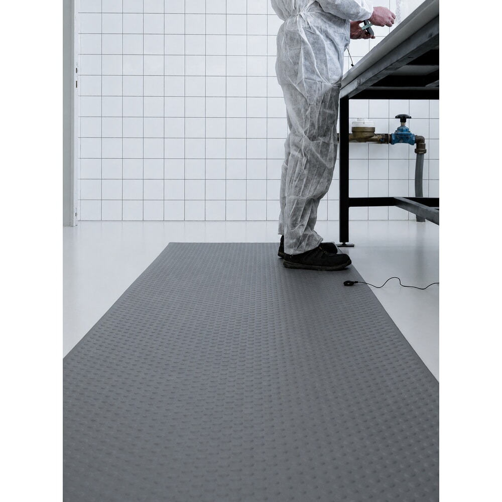 Produktabbildung Nr. 2: REBOURNE® Komfort-Industriematte W4, ESD-Ausführung, grau, BxL 600 mm x 910 mm