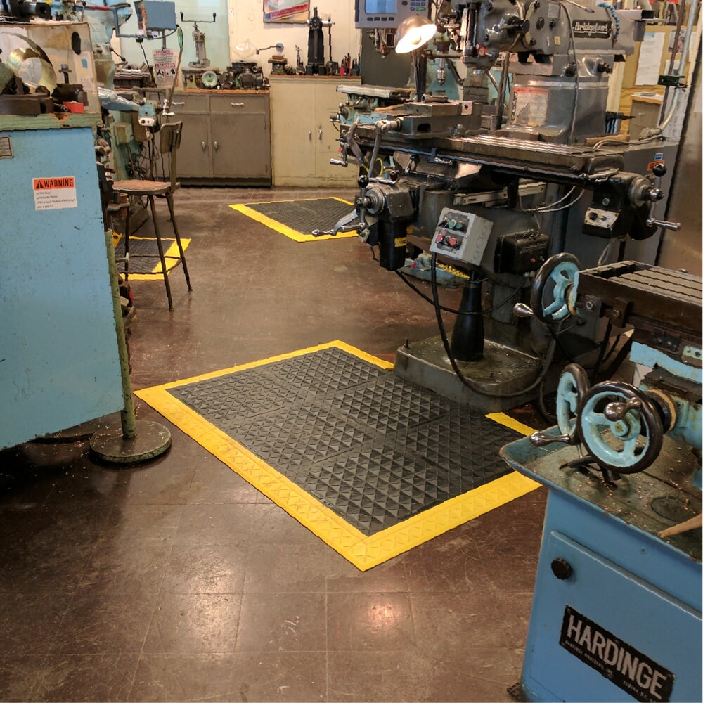 Produktabbildung Nr. 4: REBOURNE® Anti-Ermüdungsmatte H1, hochbelastbar, modulare Kachel, BxL 460 mm x 460 mm