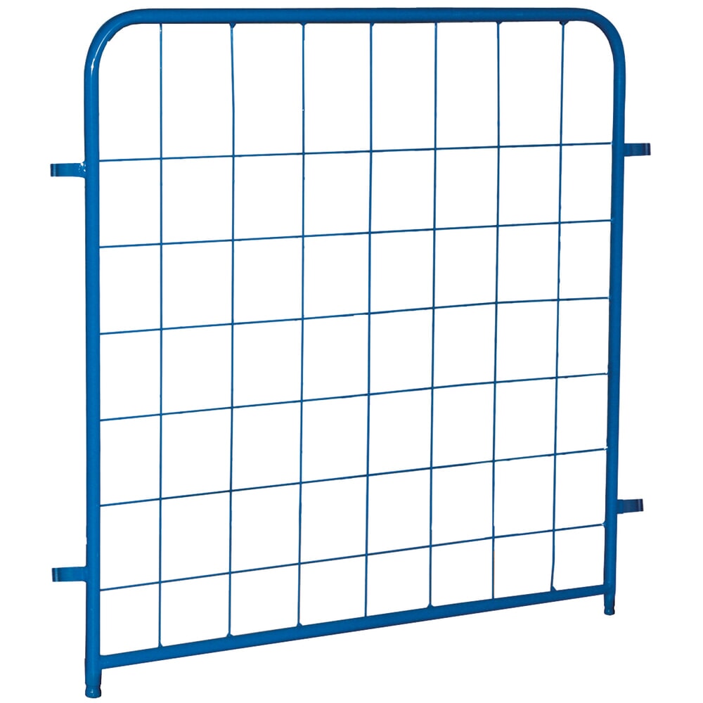Produktabbildung: Längswand für VARIOfit® Paket- oder Etagenwagen, HxB 925 mm x 820 mm, enzianblau, starr