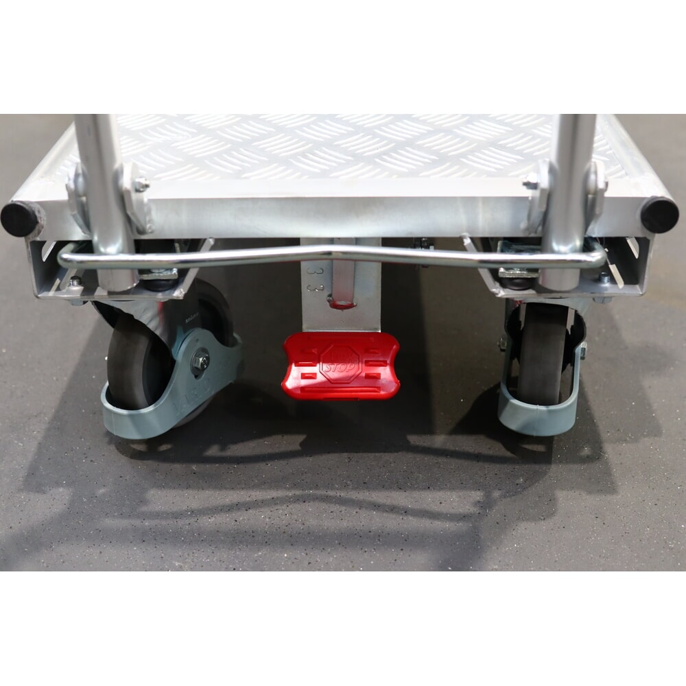 Produktabbildung Nr. 3: VARIOfit® Klappwagen, Totmannbremse, EasySTOP®-Bremssystem, HxBxT 1005 mm x 865 mm x 450 mm, enzianblau