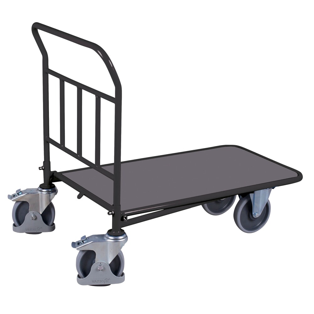 Produktabbildung: VARIOfit® C+C-Wagen, Stahlbügel, HxBxT 965 mm x 990 mm x 640 mm, anthrazitgrau
