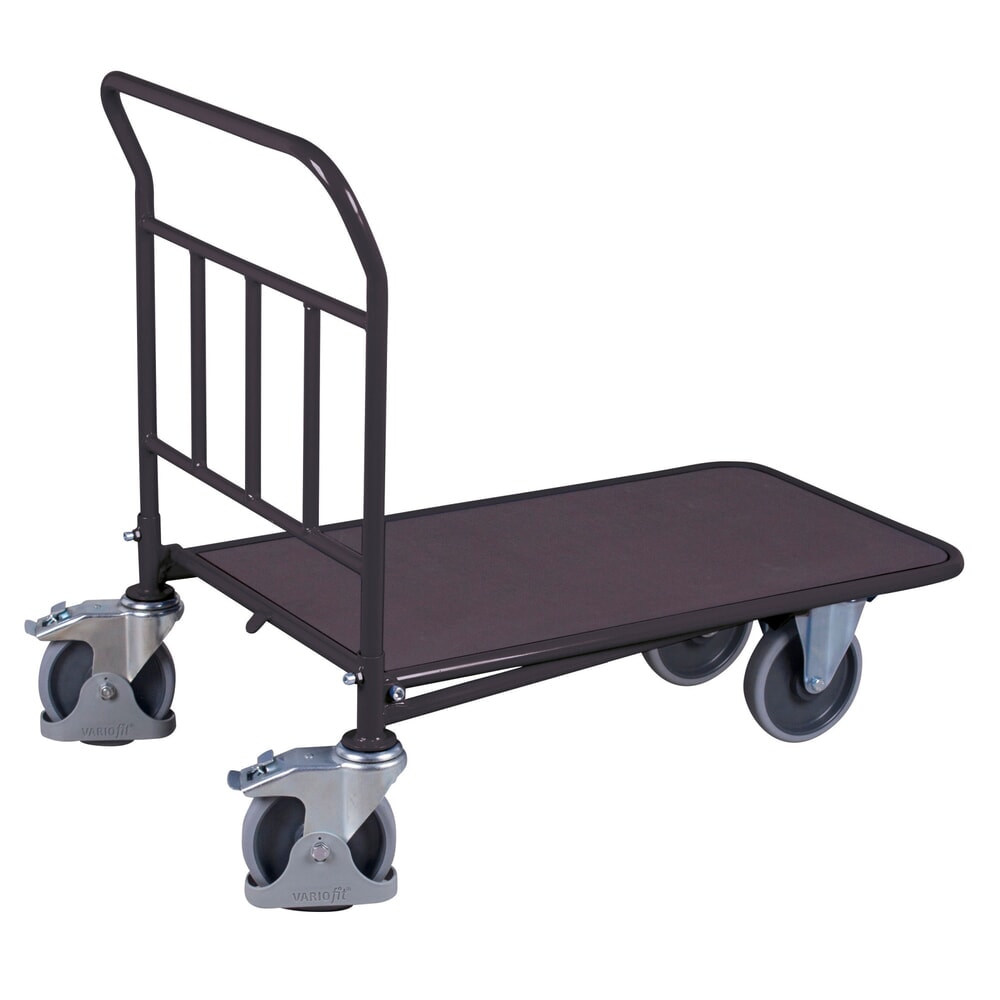 Produktabbildung: VARIOfit® C+C-Wagen, Sperrholz-Ladefläche, Siebdruckoberfläche, HxBxT 965 mm x 990 mm x 640 mm, anthrazitgrau
