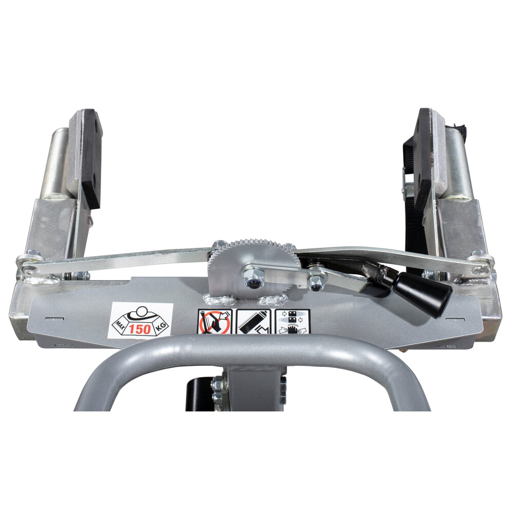 Produktabbildung Nr. 3: Manuvit Gasflaschenkarre mit Winde, automatischen Klemmbacken, Tragfähigkeit 150 kg, Flaschendurchmesser bis 300 mm