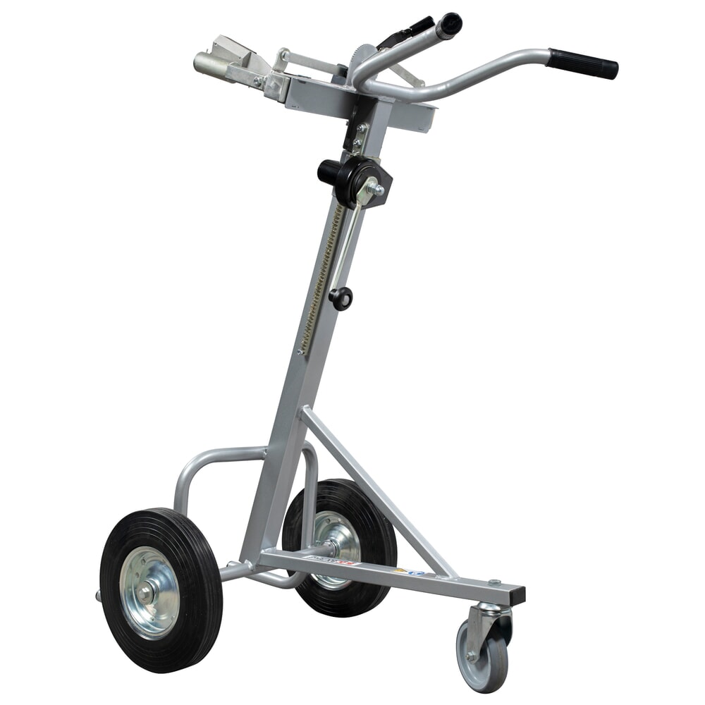 Produktabbildung Nr. 4: Manuvit Gasflaschenkarre mit Winde, automatischen Klemmbacken, Tragfähigkeit 150 kg, Flaschendurchmesser bis 300 mm