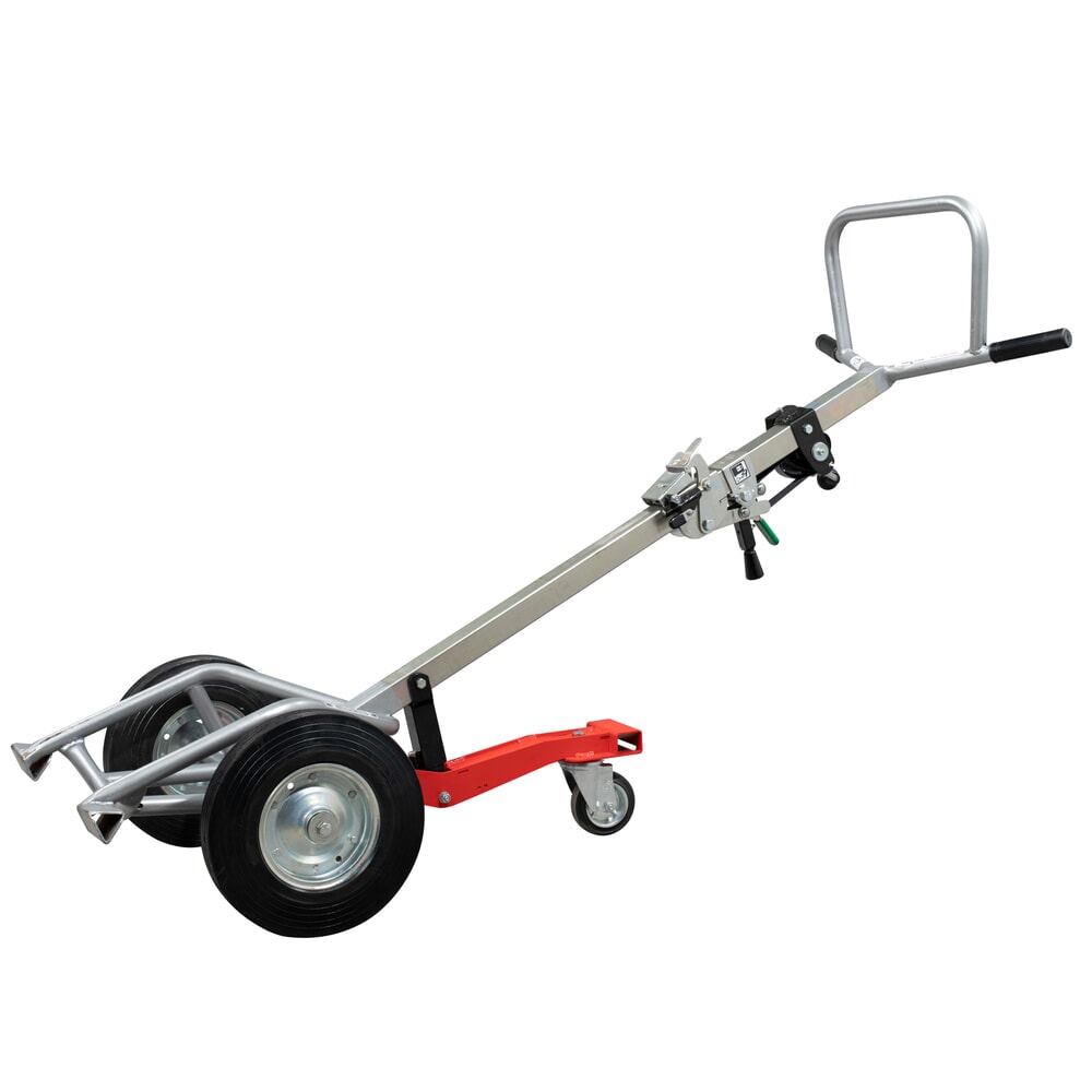 Produktabbildung: Manuvit Fasskarre mit Hubwinde, für Metall-und Kunststofffässer, Volumen 120 l und 220 l