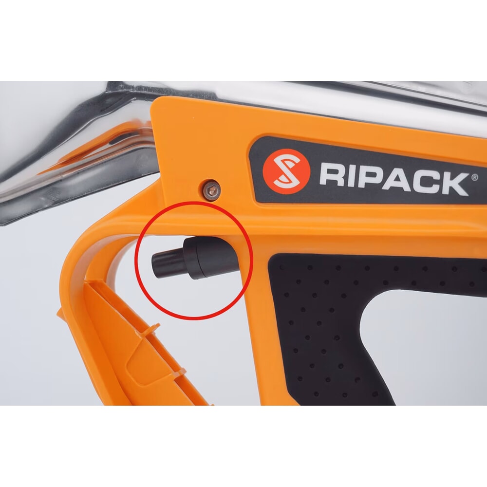 Produktabbildung Nr. 3: RIPACK® Schrumpfpistole 3000 für PE-Schrumpffolien, im Koffer mit Securipack Druckregler